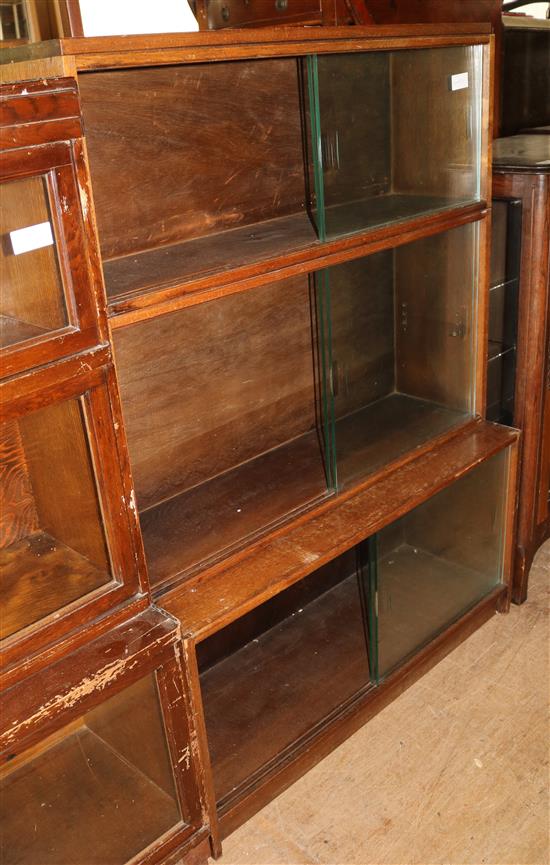 Minty 3 section bookcase